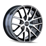 TOUREN TR60 3260 NOIR BRILLANT USINÉ 18X8 5-100/5-114.3 40MM 72.62MM