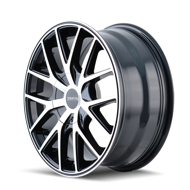 TOUREN TR60 3260 NOIR BRILLANT USINÉ 20X8.5 5-127 40MM 71.5MM