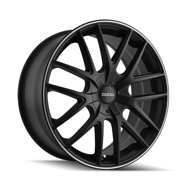 TOUREN TR60 3260 NOIR MAT USINÉ 20X8.5 5-114.3/5-120 20MM 74.1MM