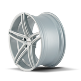 TOUREN TR73 3273 ARGENT BRILLANT FRAISÉ 20X8.5 5-108 35MM 63.4MM