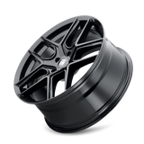 TOUREN TR79 3279 NOIR BRILLANT 17X8 5-114.3 35MM 64.1MM SIÈGE À BILLE