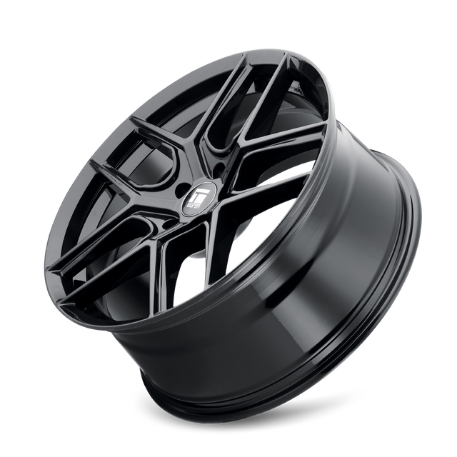 TOUREN TR79 3279 NOIR BRILLANT 17X8 5-114.3 35MM 64.1MM SIÈGE À BILLE