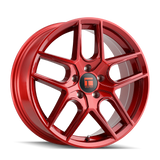 TOUREN TR79 3279 GLOSS CRIMSON CANDY RED 17X8 5-112 35MM 66.56MM SIÈGE À BILLE