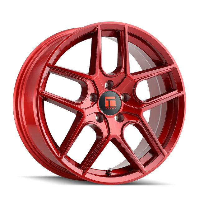 TOUREN TR79 3279 GLOSS CRIMSON CANDY RED 17X8 5-112 35MM 66.56MM SIÈGE À BILLE