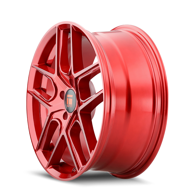 TOUREN TR79 3279 GLOSS CRIMSON CANDY RED 17X8 5-112 35MM 66.56MM SIÈGE À BILLE