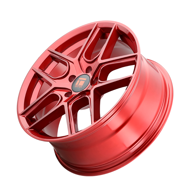 TOUREN TR79 3279 GLOSS CRIMSON CANDY RED 17X8 5-112 35MM 66.56MM SIÈGE À BILLE