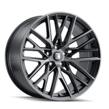 TOUREN TR91 3291 NOIR MAT BROSSÉ AVEC FONCÉ 20X10.5 5-120 35MM 72.56MM