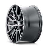 TOUREN TR91 3291 NOIR MAT BROSSÉ AVEC FONCÉ 20X10.5 5-114.3 35MM 72.6MM