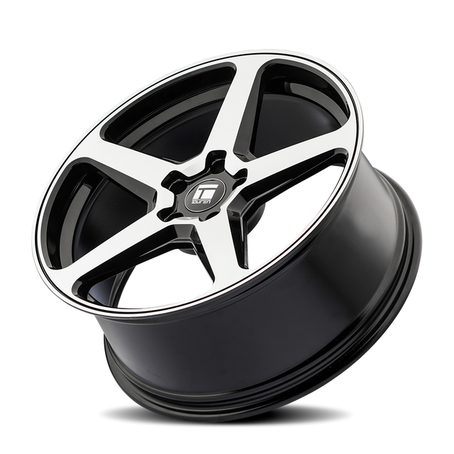 TOUREN TF96 3296 NOIR BRILLANT USINÉ 20X9 5-112 35MM 66.6MM