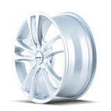 TOUREN TR22 3222 BRILLANT HYPER ARGENT 14X6 4-100/4-114.3 40MM 67.1MM