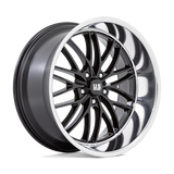 US Mag 1PC - U138 SANTA CRUZ | 22X10.5 / 0 Décalage / 5X127 Boulon Motif | U13822057357