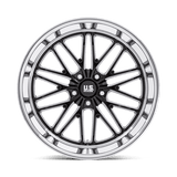 US Mag 1PC - U138 SANTA CRUZ | 22X10.5 / 0 Décalage / 5X127 Boulon Motif | U13822057357