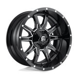 Fuel 1PC - D627 VANDAL | 20X9 / 01 Offset / 6X135/6X139.7 Bolt Pattern | D62720909850US