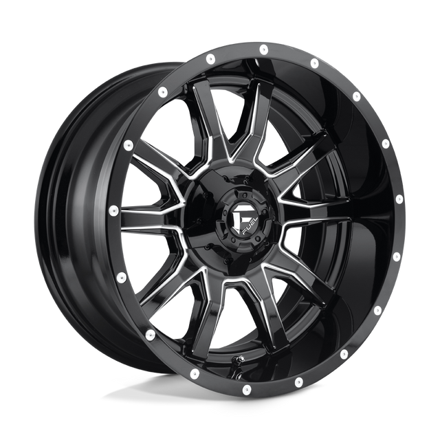 Fuel 1PC - D627 VANDAL | 20X9 / 01 Offset / 6X135/6X139.7 Bolt Pattern | D62720909850US