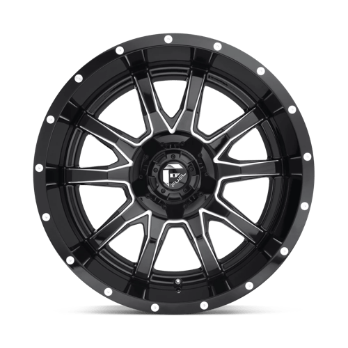 Fuel 1PC - D627 VANDAL | 20X9 / 01 Offset / 5X114.3/5X127 Bolt Pattern | D62720902650