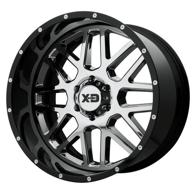 XD - XD201 GRENADE | 22X10 / -18 Offset / 8X170 Bolt Pattern | XD201-22108718NCB