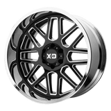 XD - XD201 GRENADE | 22X10 / -18 Offset / 8X165.1 Bolt Pattern | XD201-22108018NBC