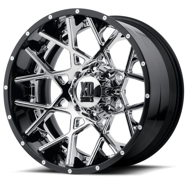 XD - XD203 CHOPSTIX | 22X10 / -18 Offset / 6X139.7 Bolt Pattern | XD203-22106818NCB