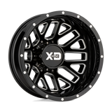 XD - GRENADE XD843 DOUBLE | 17X6,5 / -155 Décalage / 8X210 Modèle de boulon | XD843765893155N