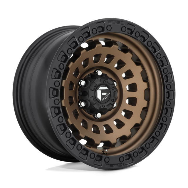 Fuel 1PC - D634 ZEPHYR | 20X9 / 01 Offset / 8X165.1 Bolt Pattern | D63420908250