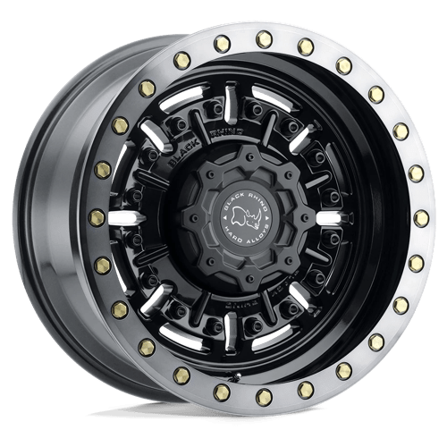 Alliages durs Black Rhino - ABRAMS | 17X9,5 / -18 Offset / 8X180 Modèle de boulon | 1795ABR-88180B25