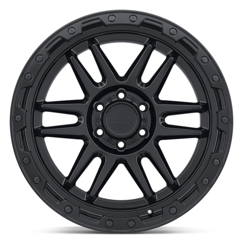 Alliages durs Black Rhino - APACHE | Modèle de boulon 20X9 / 12 décalé / 6X120 | 2090APC126120M67