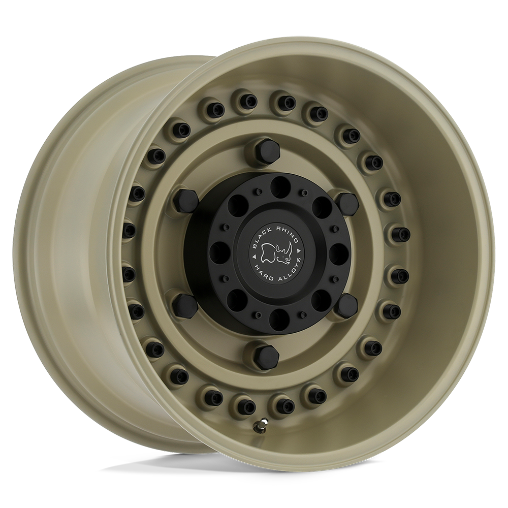 Alliages durs Black Rhino - ARMORY | Modèle de boulon 20X12 / -44 Offset / 8X170 | 2012ARY-48170D25