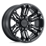 Alliages durs Black Rhino - ASAGAI | Modèle de boulon 18X9,5 / -18 Offset / 5X127 | 1895ASG-85127M71