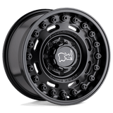 Rhino noir - AXE | 17X9.5 / -18 Décalage / 6X139.7 Modèle de boulon | 1795AXL-86140M12