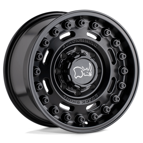 Rhino noir - AXE | 17X9.5 / -18 Décalage / 6X139.7 Modèle de boulon | 1795AXL-86140M12