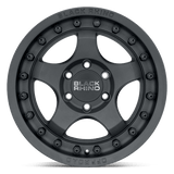 Alliages durs Black Rhino - BANTAM | 16X8 / -10 Offset / 5X127 Modèle de boulon | 1680BTM-05127M71