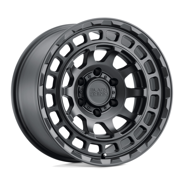 Rhino noir - CHAMBRE | 17X8.5 / -18 Décalage / 6X139.7 Modèle de boulon | 1785CBR-86140M12