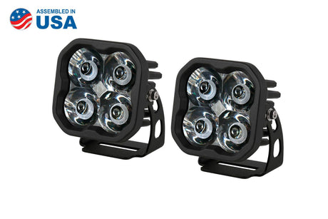 Stage Series 3" Ss3 Blanc Led Pod Standard (Paire) 