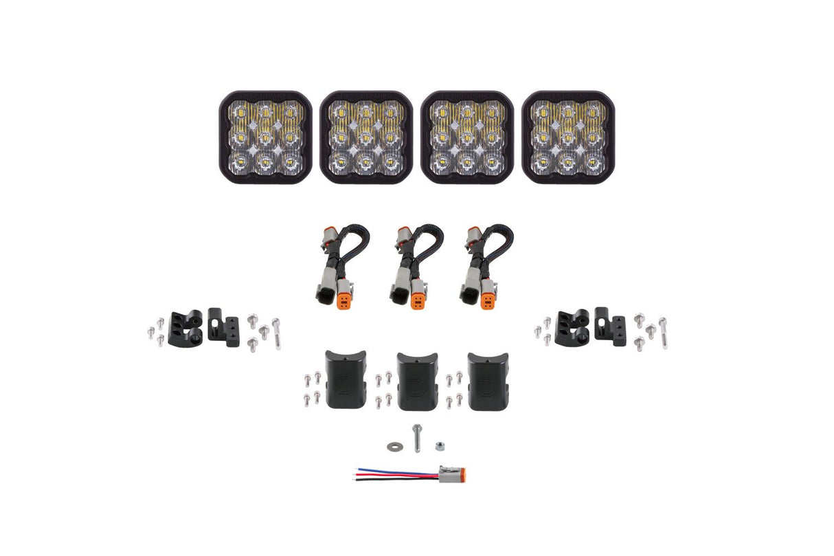 Barre lumineuse LED Stage Series 5" SS5 Crosslink 4 Pod (une) 