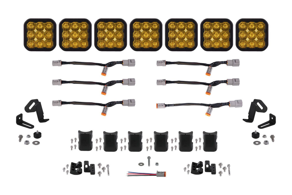 Barre lumineuse LED Stage Series 5" SS5 Crosslink 7 Pod (une) 