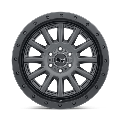 Rhinocéros noir - DUGGER | 17X8.5 / -18 Décalage / 5X114.3 Modèle de boulon | 1785DGR-85114M76