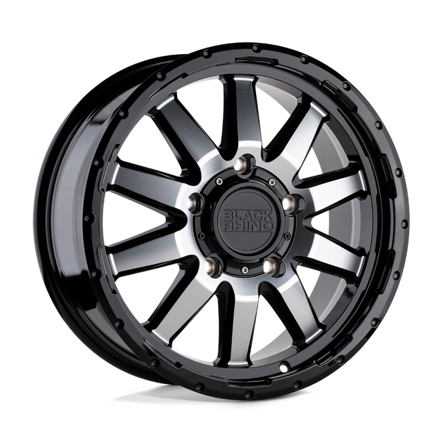 Alliages durs Black Rhino - EXCURSION | Modèle de boulon 18X8 / ​​35 Offset / 6X139.7 | 1880ECN356140B12