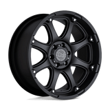 Rhinocéros noir - GLAMIS | 17X9 / 0 Décalage / 5X139.7 Modèle de boulon | 1790GLA005140M78