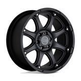 Rhinocéros noir - GLAMIS | 17X9 / 0 Décalage / 5X139.7 Modèle de boulon | 1790GLA005140M78