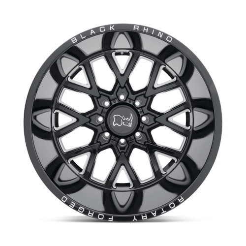 Black Rhino Hard Alloys - GRIMLOCK | 24X14 / -76 Offset / 8X180 Bolt Pattern | 2414GRM-68180B25