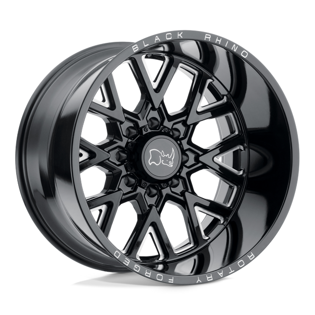 Black Rhino Hard Alloys - GRIMLOCK | 24X14 / -76 Offset / 8X180 Bolt Pattern | 2414GRM-68180B25