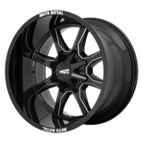 Moto Métal - MO970 | 18X9 / 18 Décalage / 8X165.1 Modèle de boulon | MO970890803B18US