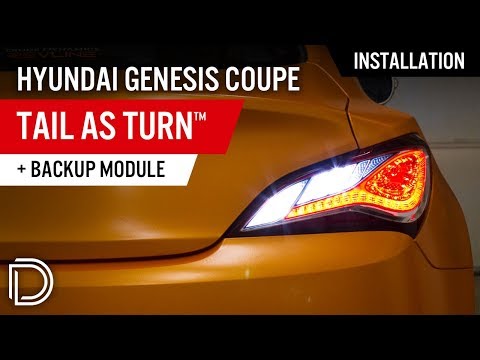 2013-2016 Hyundai Genesis Coupé Tail As Turn + Module de sauvegarde (paire)