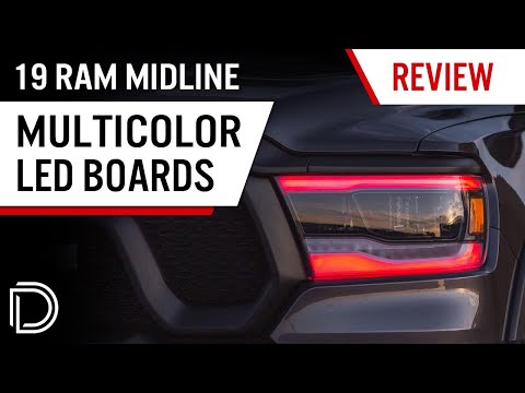 2019-2023 Ram 5Th Gen 1500 Midline Multicolour Led Boards