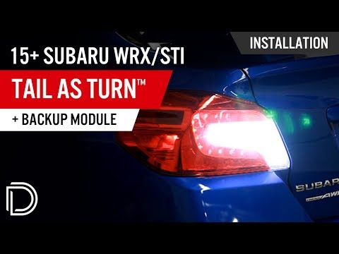 2015-2021 Subaru Wrx / Sti Tail As Turn + Module de sauvegarde (paire)