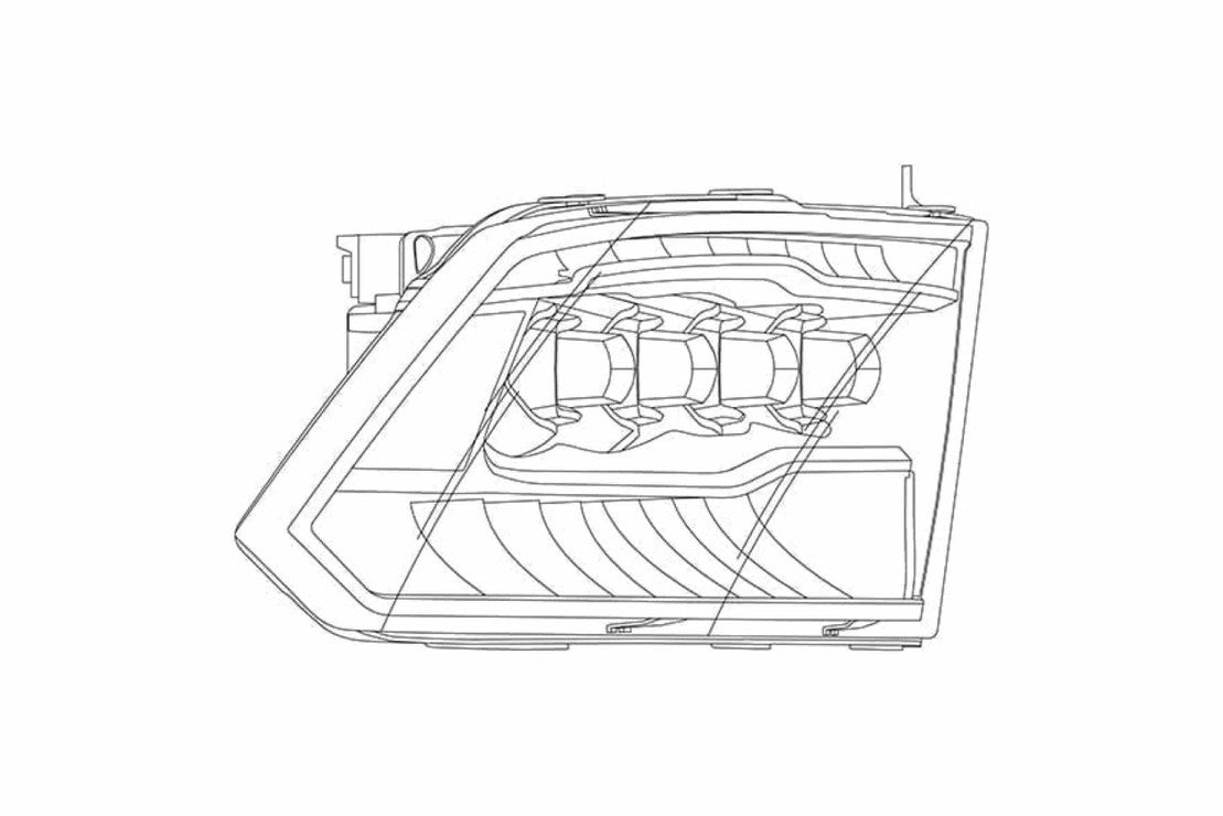 Dodge Ram (09-18): Alpharex Nova Headlights