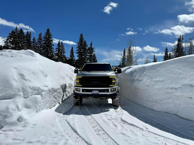 Ford Super Duty (20-22): Morimoto Xb Led Headlights (Amber DRL)