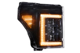 Ford Super Duty (11-16) : phares à LED Morimoto Xb (ambre Drl)