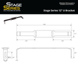 Stage Series 12" U Bracket