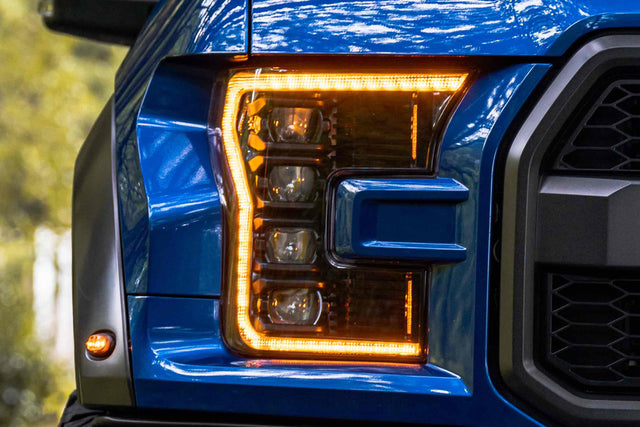 Ford F150 (15-17): Morimoto Xb Led Headlights Gen 2 (Amber Drl)